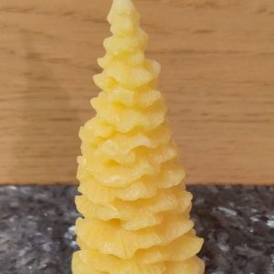 Christmas Tree Beeswax Candle